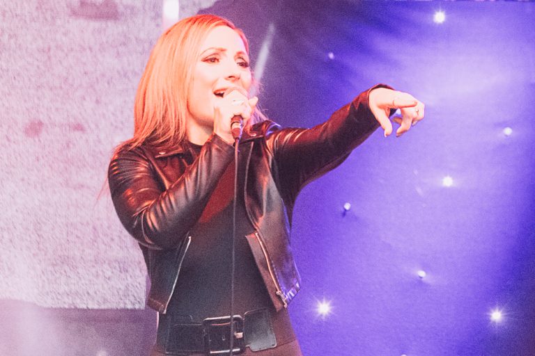 Lead Singer Pointing at Audience
